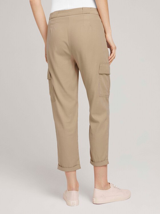 Loose Fit Cargohose - Frauen - desert linen Loose Fit Cargohose - Frauen - desert linen - 2 - TOM TAILOR