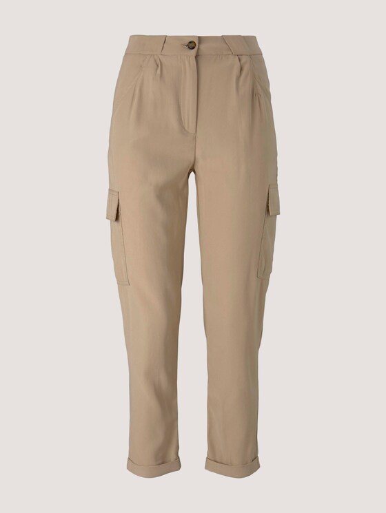 Loose Fit Cargohose - Frauen - desert linen Loose Fit Cargohose - Frauen - desert linen - 7 - TOM TAILOR