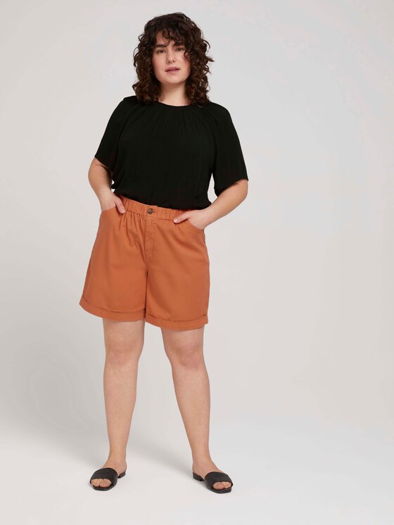 Plus - Gemusterte Bluse mit LENZING™ ECOVERO™ - Frauen - deep black Plus - Gemusterte Bluse mit LENZING™ ECOVERO™ - Frauen - deep black - 3 - My True Me