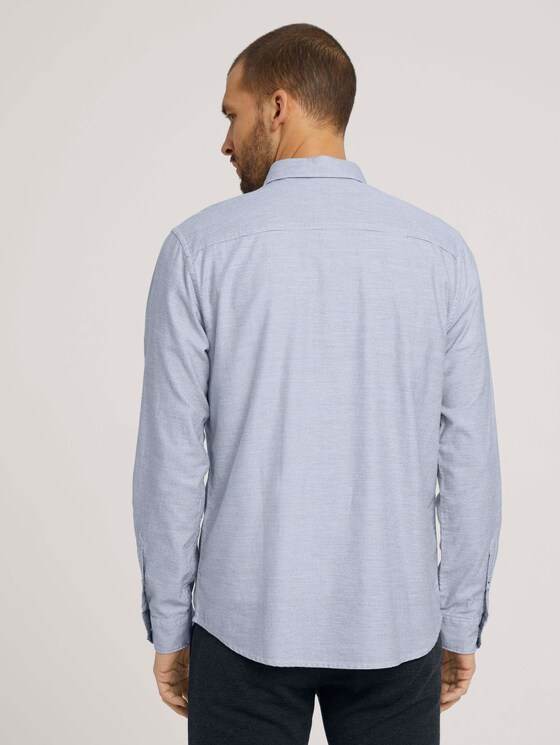 gestreiftes Hemd - Männer - off white horizontal stripe gestreiftes Hemd - Männer - off white horizontal stripe - 2 - TOM TAILOR