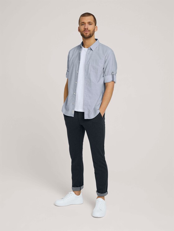 gestreiftes Hemd - Männer - off white horizontal stripe gestreiftes Hemd - Männer - off white horizontal stripe - 3 - TOM TAILOR