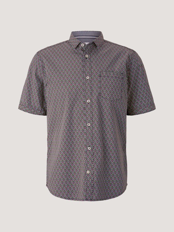overhemd met korte mouwen - Mannen - navy colourful design overhemd met korte mouwen - Mannen - navy colourful design - 7 - TOM TAILOR