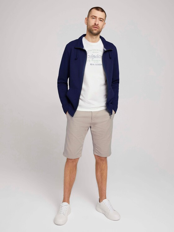T-Shirt mit Print - Männer - Off White T-Shirt mit Print - Männer - Off White - 3 - TOM TAILOR