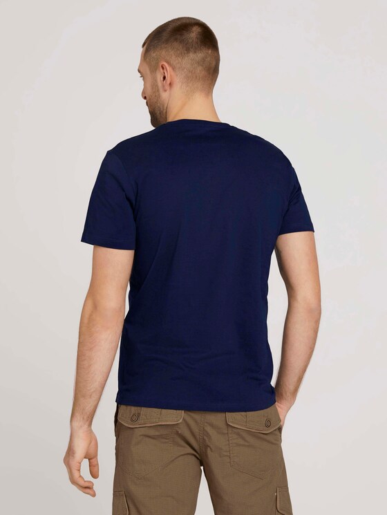 T-Shirt mit Print - Männer - Sailor Blue T-Shirt mit Print - Männer - Sailor Blue - 2 - TOM TAILOR