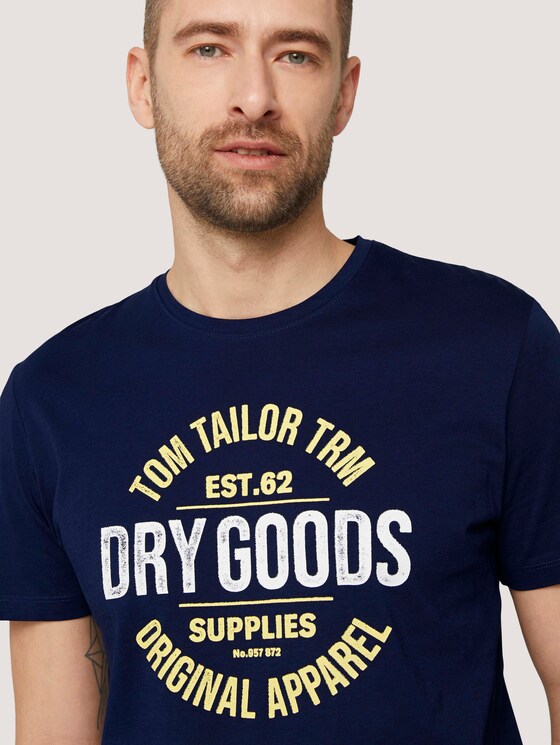 T-Shirt mit Print - Männer - Sailor Blue T-Shirt mit Print - Männer - Sailor Blue - 9 - TOM TAILOR