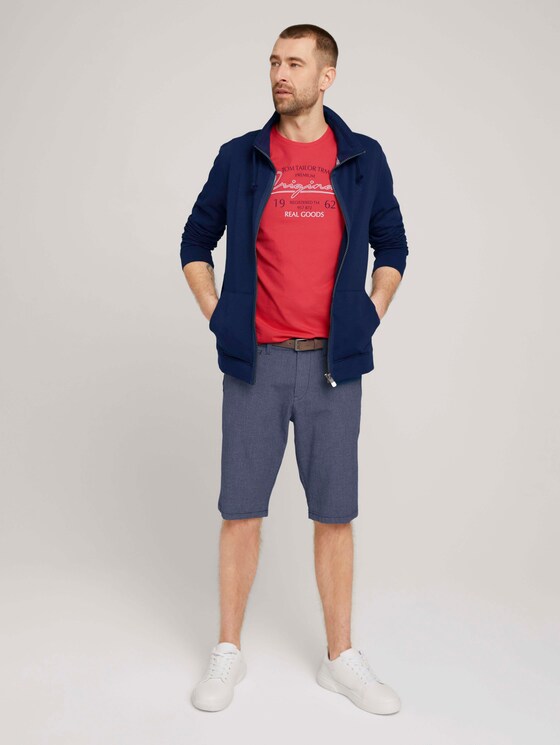 T-Shirt mit Print - Männer - Plain Red T-Shirt mit Print - Männer - Plain Red - 3 - TOM TAILOR