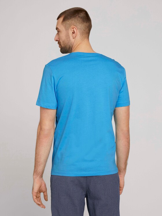 T-Shirt mit Print - Männer - aquarius turquoise T-Shirt mit Print - Männer - aquarius turquoise - 2 - TOM TAILOR