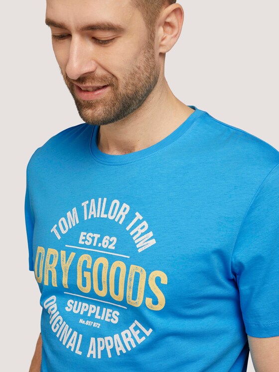 T-Shirt mit Print - Männer - aquarius turquoise T-Shirt mit Print - Männer - aquarius turquoise - 9 - TOM TAILOR