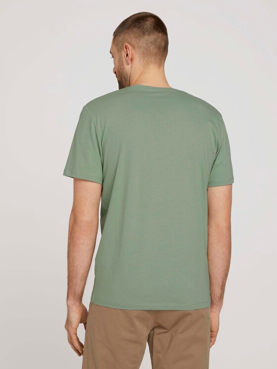 T-Shirt mit Print - Männer - light mint green T-Shirt mit Print - Männer - light mint green - 2 - TOM TAILOR