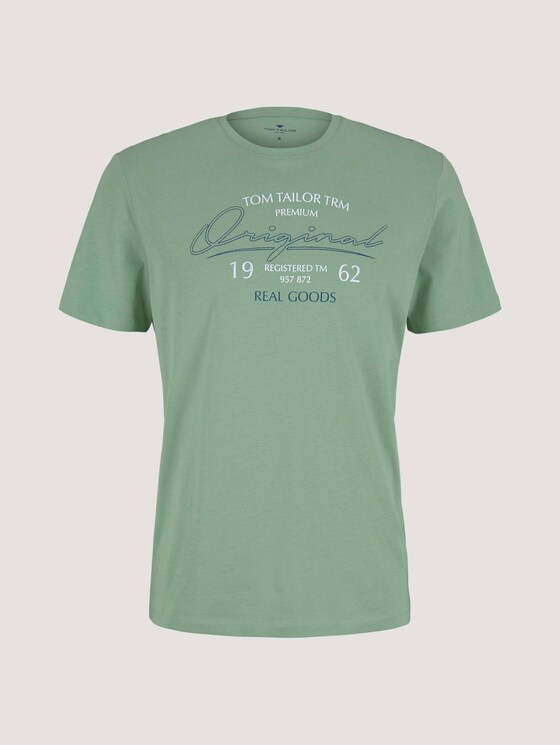 T-Shirt mit Print - Männer - light mint green T-Shirt mit Print - Männer - light mint green - 7 - TOM TAILOR