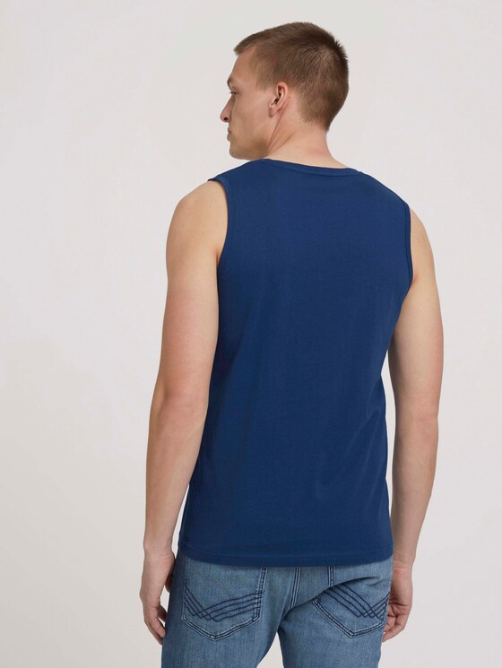 Tanktop mit Bio-Baumwolle - Männer - after dark blue Tanktop mit Bio-Baumwolle - Männer - after dark blue - 2 - TOM TAILOR
