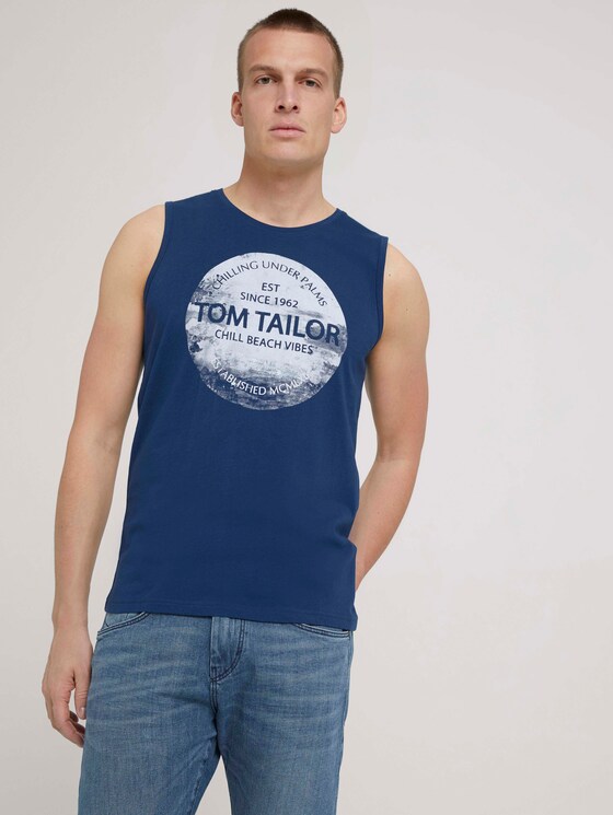 Tanktop mit Bio-Baumwolle - Männer - after dark blue Tanktop mit Bio-Baumwolle - Männer - after dark blue - 5 - TOM TAILOR