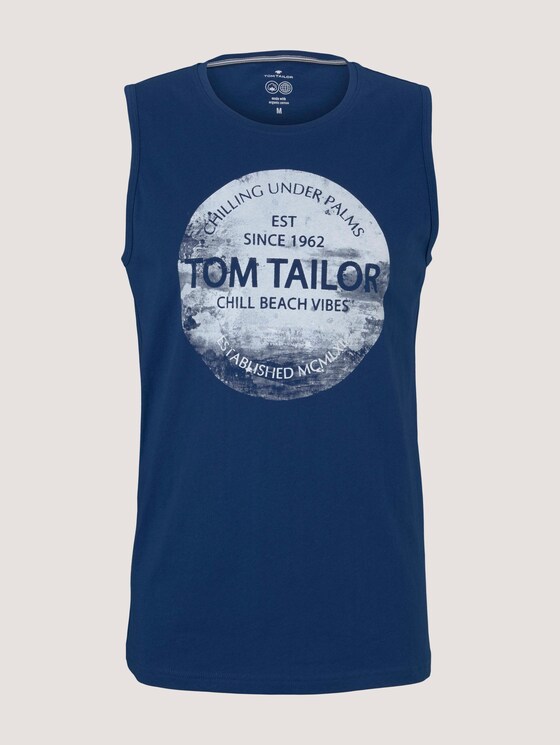 Tanktop mit Bio-Baumwolle - Männer - after dark blue Tanktop mit Bio-Baumwolle - Männer - after dark blue - 7 - TOM TAILOR