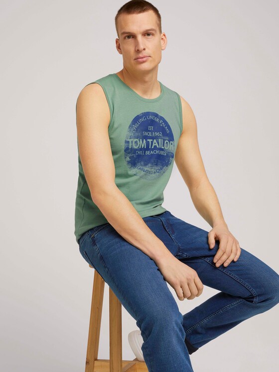 Tanktop mit Bio-Baumwolle - Männer - light mint green Tanktop mit Bio-Baumwolle - Männer - light mint green - 5 - TOM TAILOR