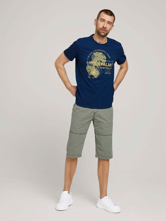 Print T-Shirt mit Bio-Baumwolle - Männer - after dark blue Print T-Shirt mit Bio-Baumwolle - Männer - after dark blue - 3 - TOM TAILOR