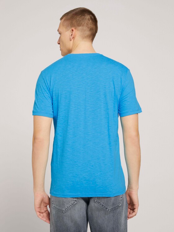 T-Shirt mit Bio-Baumwolle - Männer - aquarius turquoise T-Shirt mit Bio-Baumwolle - Männer - aquarius turquoise - 2 - TOM TAILOR