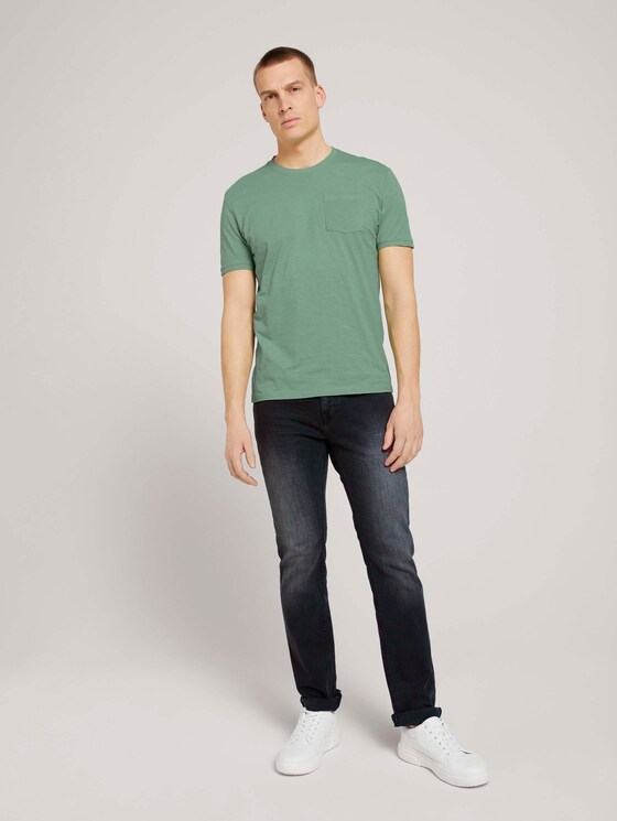 T-Shirt mit Bio-Baumwolle - Männer - light mint green T-Shirt mit Bio-Baumwolle - Männer - light mint green - 3 - TOM TAILOR