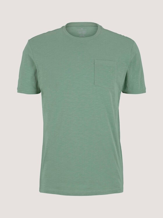 T-Shirt mit Bio-Baumwolle - Männer - light mint green T-Shirt mit Bio-Baumwolle - Männer - light mint green - 7 - TOM TAILOR