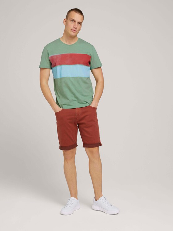Streifen T-Shirt mit Bio-Baumwolle - Männer - light mint green Streifen T-Shirt mit Bio-Baumwolle - Männer - light mint green - 3 - TOM TAILOR
