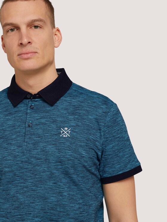 Fein gestreiftes Poloshirt - Männer - aquarius blue yd stripe Fein gestreiftes Poloshirt - Männer - aquarius blue yd stripe - 9 - TOM TAILOR