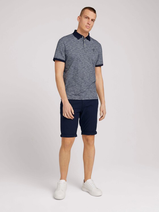 Fein gestreiftes Poloshirt - Männer - offwhite navy stripe Fein gestreiftes Poloshirt - Männer - offwhite navy stripe - 3 - TOM TAILOR