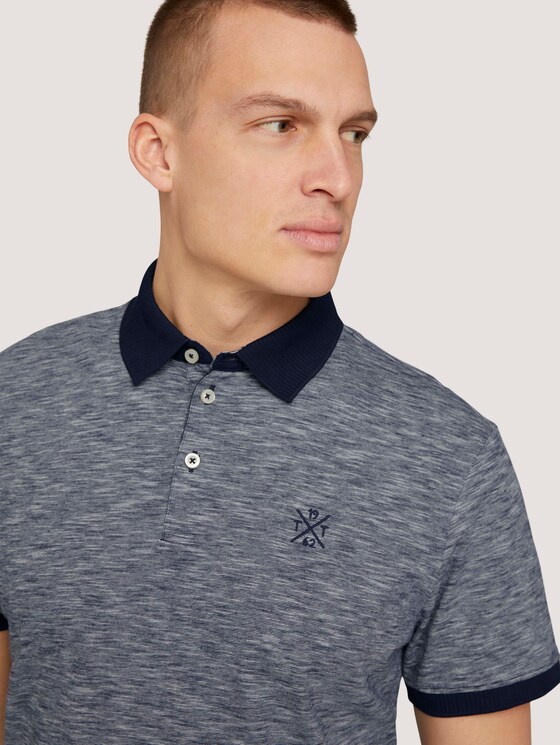 Fein gestreiftes Poloshirt - Männer - offwhite navy stripe Fein gestreiftes Poloshirt - Männer - offwhite navy stripe - 9 - TOM TAILOR