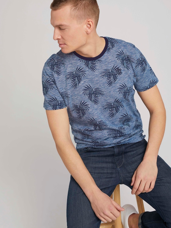 T-Shirt mit Muster - Männer - offwhite navy stripes T-Shirt mit Muster - Männer - offwhite navy stripes - 5 - TOM TAILOR