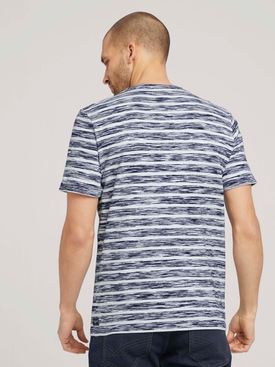 gestreiftes T-Shirt - Männer - sailor blue spacedye stripe gestreiftes T-Shirt - Männer - sailor blue spacedye stripe - 2 - TOM TAILOR