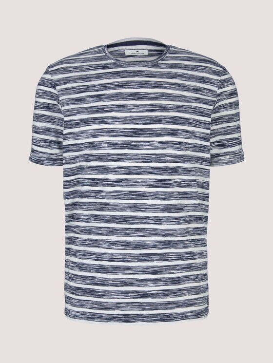 gestreiftes T-Shirt - Männer - sailor blue spacedye stripe gestreiftes T-Shirt - Männer - sailor blue spacedye stripe - 7 - TOM TAILOR