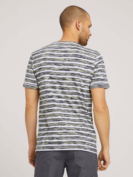 gestreiftes T-Shirt - Männer - pale yellow spacedye stripe gestreiftes T-Shirt - Männer - pale yellow spacedye stripe - 2 - TOM TAILOR