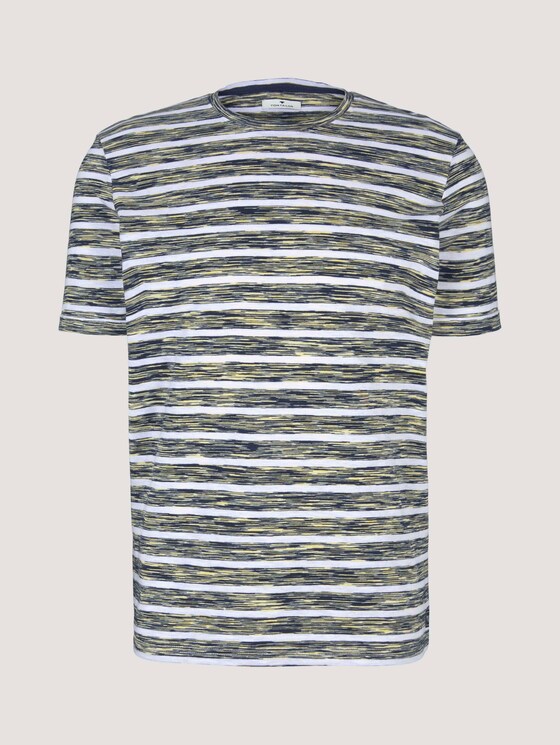 gestreiftes T-Shirt - Männer - pale yellow spacedye stripe gestreiftes T-Shirt - Männer - pale yellow spacedye stripe - 7 - TOM TAILOR