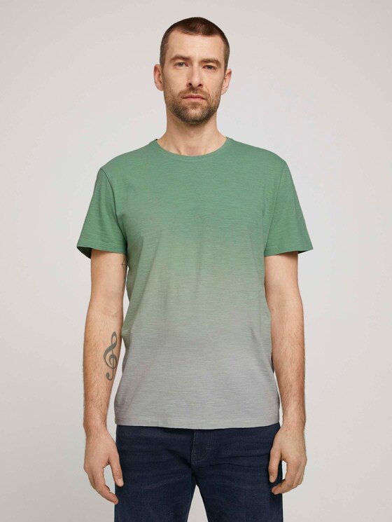 Gestreept T-shirt - Mannen - Yarn Dye Stripe White Gestreept T-shirt - Mannen - Yarn Dye Stripe White - 1 - TOM TAILOR