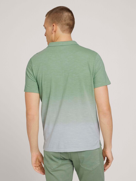 Gradiënt gestreept poloshirt - Mannen - Yarn Dye Stripe White Gradiënt gestreept poloshirt - Mannen - Yarn Dye Stripe White - 2 - TOM TAILOR