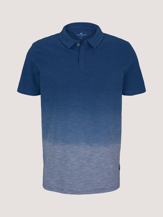 gestreiftes Poloshirt mit Farbverlauf - Männer - offwhite navy stripes gestreiftes Poloshirt mit Farbverlauf - Männer - offwhite navy stripes - 7 - TOM TAILOR