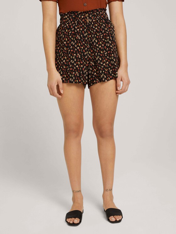 Relaxed Shorts met dessin - Vrouwen - colourful leo print Relaxed Shorts met dessin - Vrouwen - colourful leo print - 1 - TOM TAILOR Denim