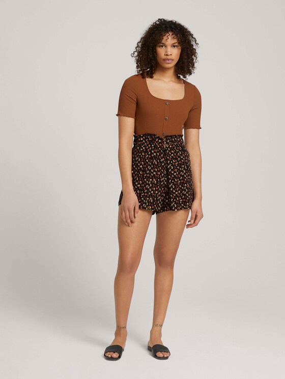 Relaxed Shorts met dessin - Vrouwen - colourful leo print Relaxed Shorts met dessin - Vrouwen - colourful leo print - 3 - TOM TAILOR Denim