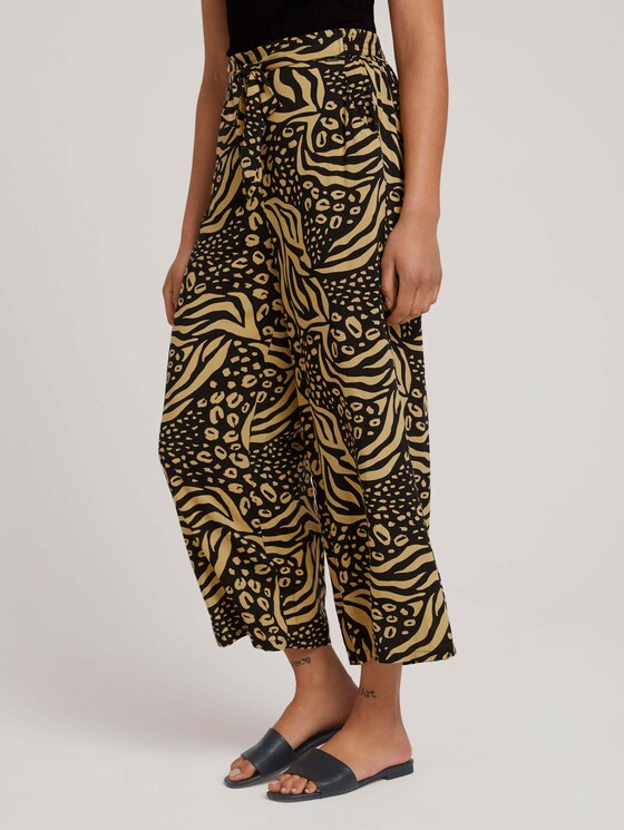 Gemusterte Culotte Hose - Frauen - black animal print Gemusterte Culotte Hose - Frauen - black animal print - 11 - TOM TAILOR Denim