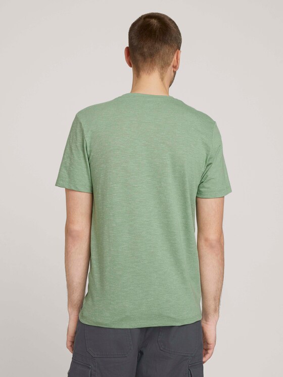 T-Shirt mit Fotoprint - Männer - mint green grindle melange T-Shirt mit Fotoprint - Männer - mint green grindle melange - 2 - TOM TAILOR