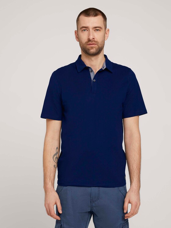 Basic Poloshirt - Männer - Sailor Blue Basic Poloshirt - Männer - Sailor Blue - 1 - TOM TAILOR