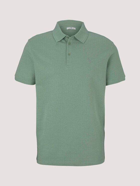 Strukturiertes Poloshirt - Männer - light mint green Strukturiertes Poloshirt - Männer - light mint green - 7 - TOM TAILOR