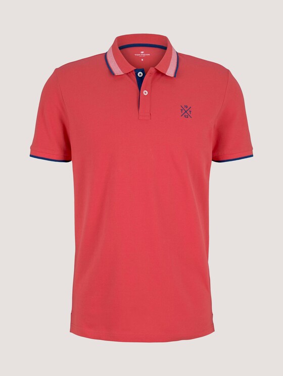 Poloshirt - Männer - Plain Red Poloshirt - Männer - Plain Red - 7 - TOM TAILOR