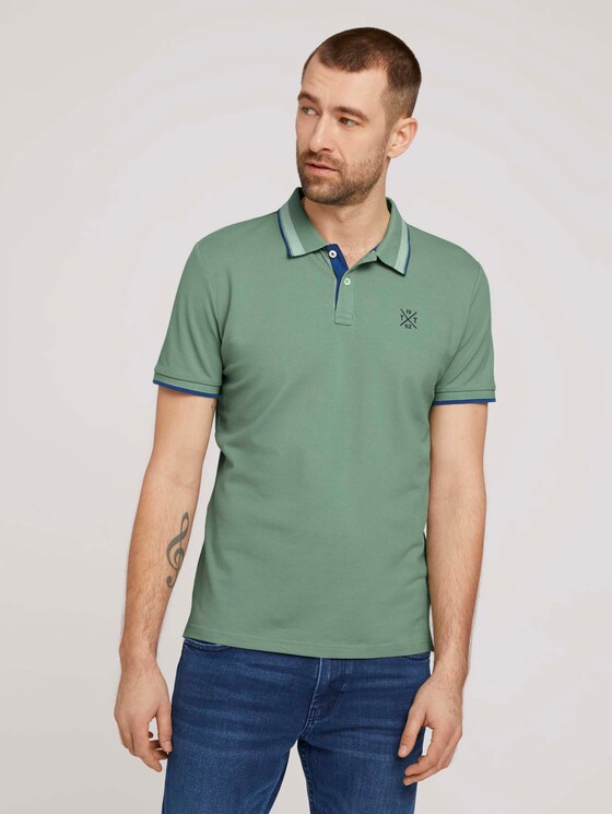 Poloshirt - Männer - light mint green Poloshirt - Männer - light mint green - 1 - TOM TAILOR