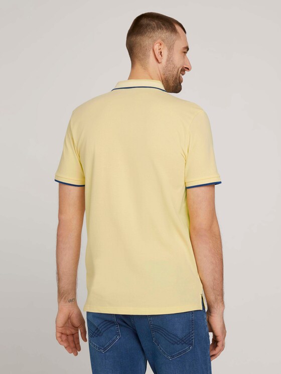 Poloshirt - Männer - pale straw yellow Poloshirt - Männer - pale straw yellow - 2 - TOM TAILOR