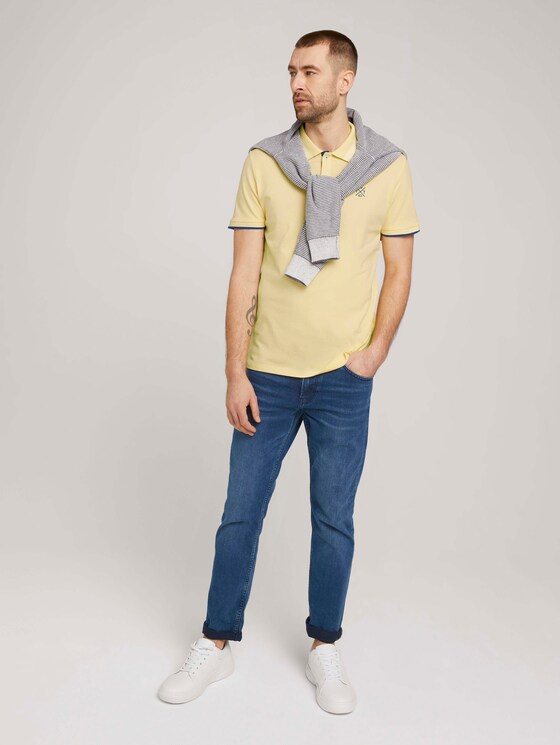 Poloshirt - Männer - pale straw yellow Poloshirt - Männer - pale straw yellow - 3 - TOM TAILOR