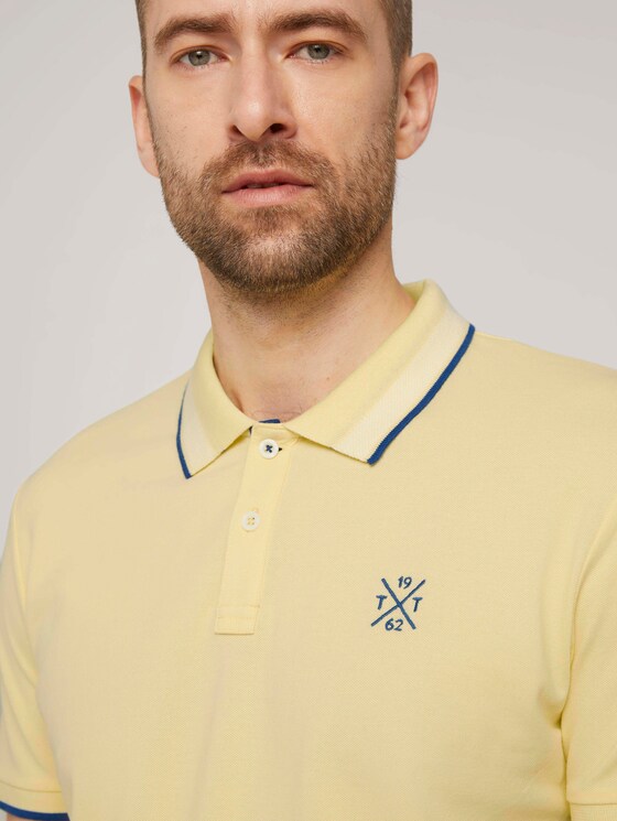 Poloshirt - Männer - pale straw yellow Poloshirt - Männer - pale straw yellow - 9 - TOM TAILOR