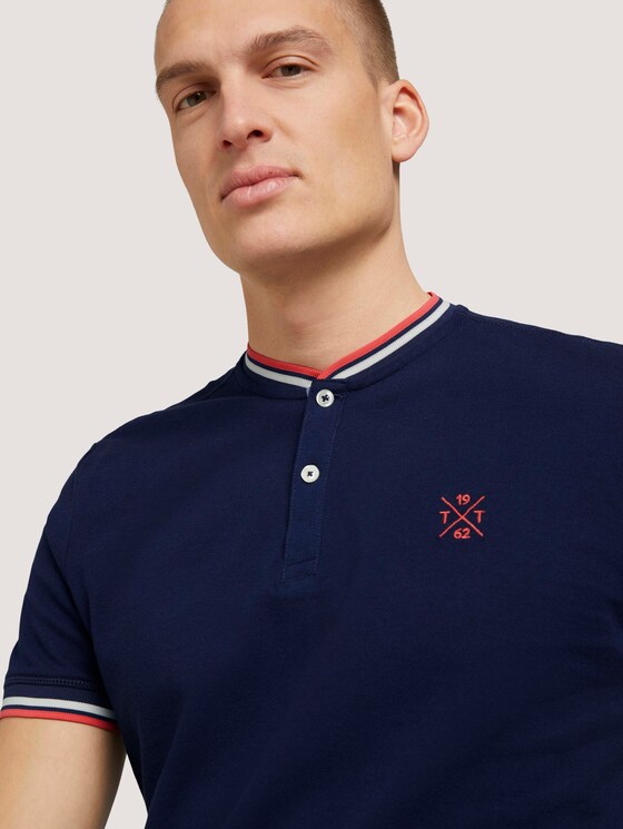 Poloshirt mit Bio-Baumwolle - Männer - Sailor Blue Poloshirt mit Bio-Baumwolle - Männer - Sailor Blue - 9 - TOM TAILOR