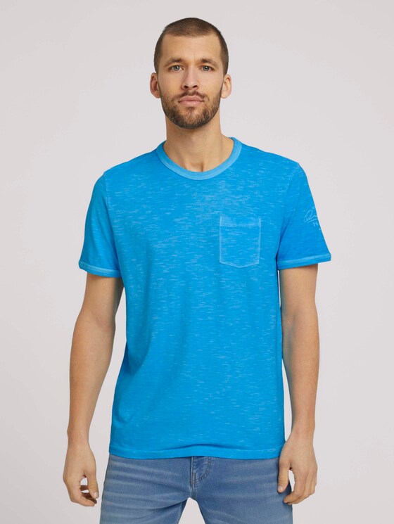 T-Shirt im Used-Look - Männer - aquarius turquoise T-Shirt im Used-Look - Männer - aquarius turquoise - 1 - TOM TAILOR