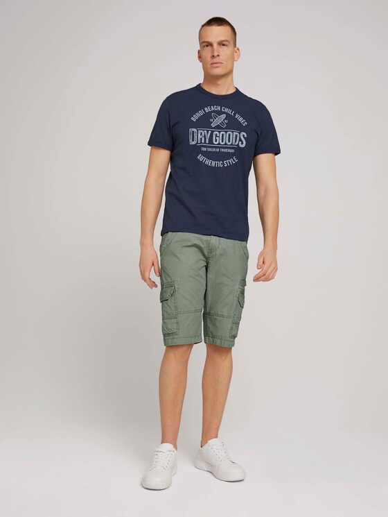 T-Shirt mit Print - Männer - Sailor Blue T-Shirt mit Print - Männer - Sailor Blue - 3 - TOM TAILOR