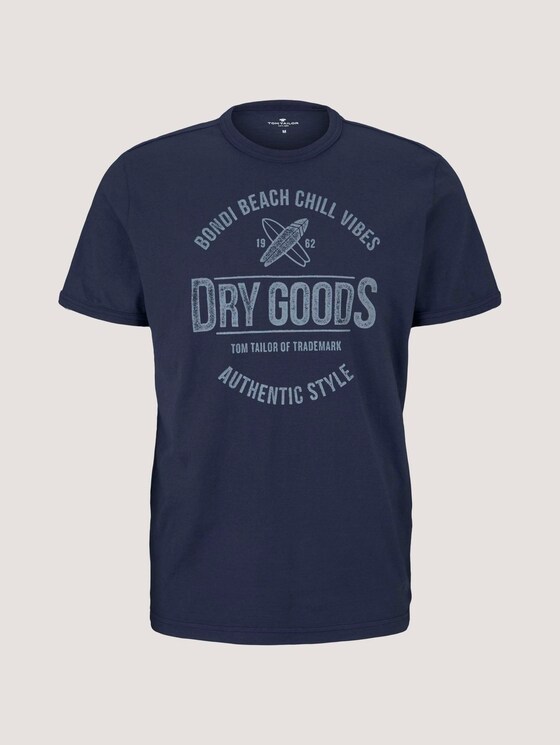 T-Shirt mit Print - Männer - Sailor Blue T-Shirt mit Print - Männer - Sailor Blue - 7 - TOM TAILOR
