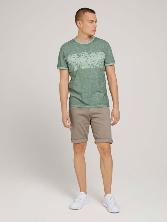 T-Shirt mit floralem Print - Männer - light mint green T-Shirt mit floralem Print - Männer - light mint green - 3 - TOM TAILOR